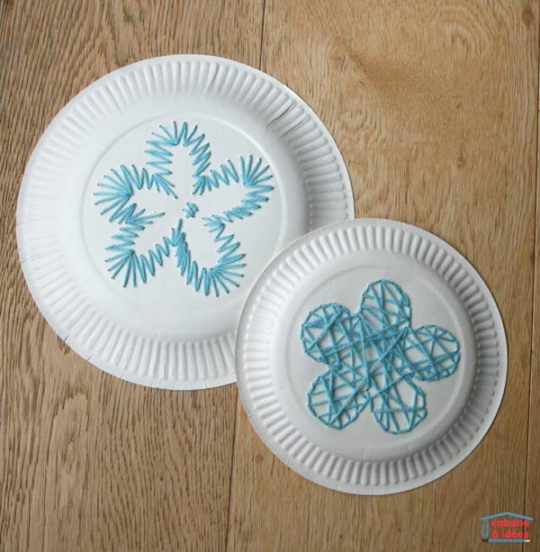 Couture sur assiette